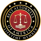 Lawyer award badge